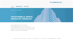 Desktop Screenshot of immomentum.ch